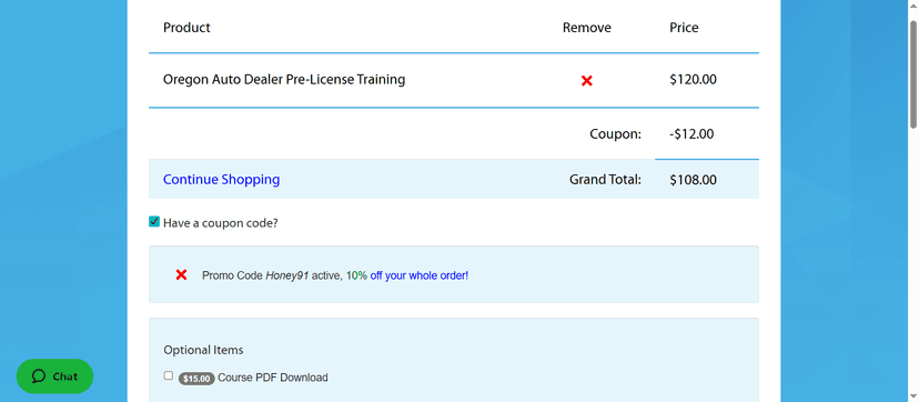 15% Off on Oregon Auto Dealer Courses - Use Online Auto Dealer Ed Coupon